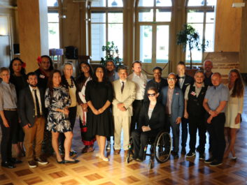 Group photo of participants during the UN Trans Advocacy Week.