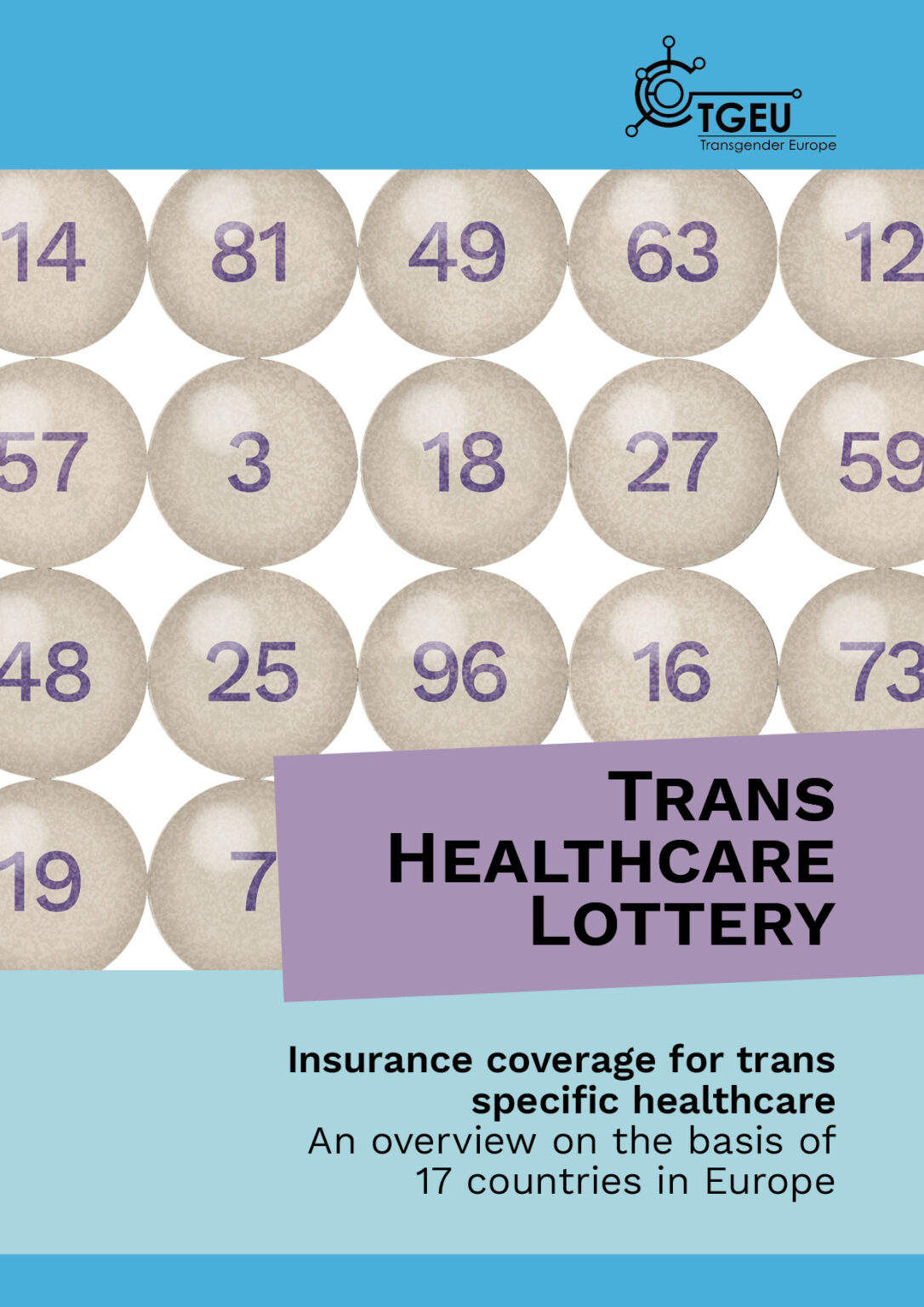 'Trans healthcare lottery' report cover