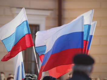 Russian flags