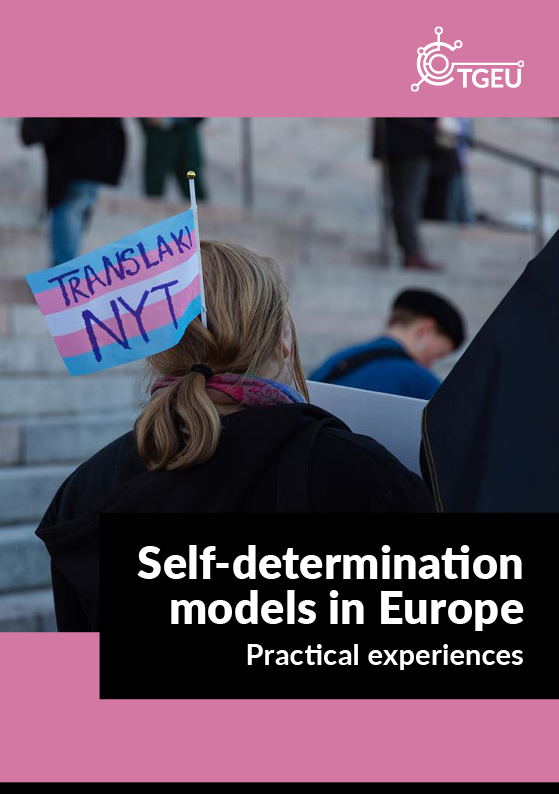 Cover of the report "Self-determination models in Europe: Practical experiences"