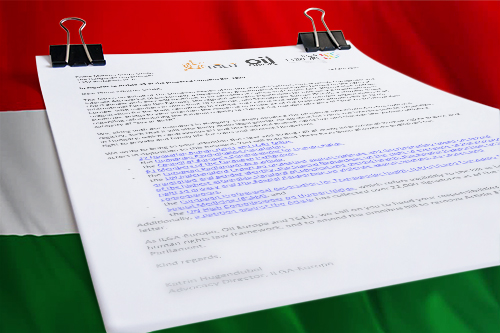 Legal gender recognition: TGEU, OII Europe, and ILGA-Europe joint letter laying on the Hungarian flag