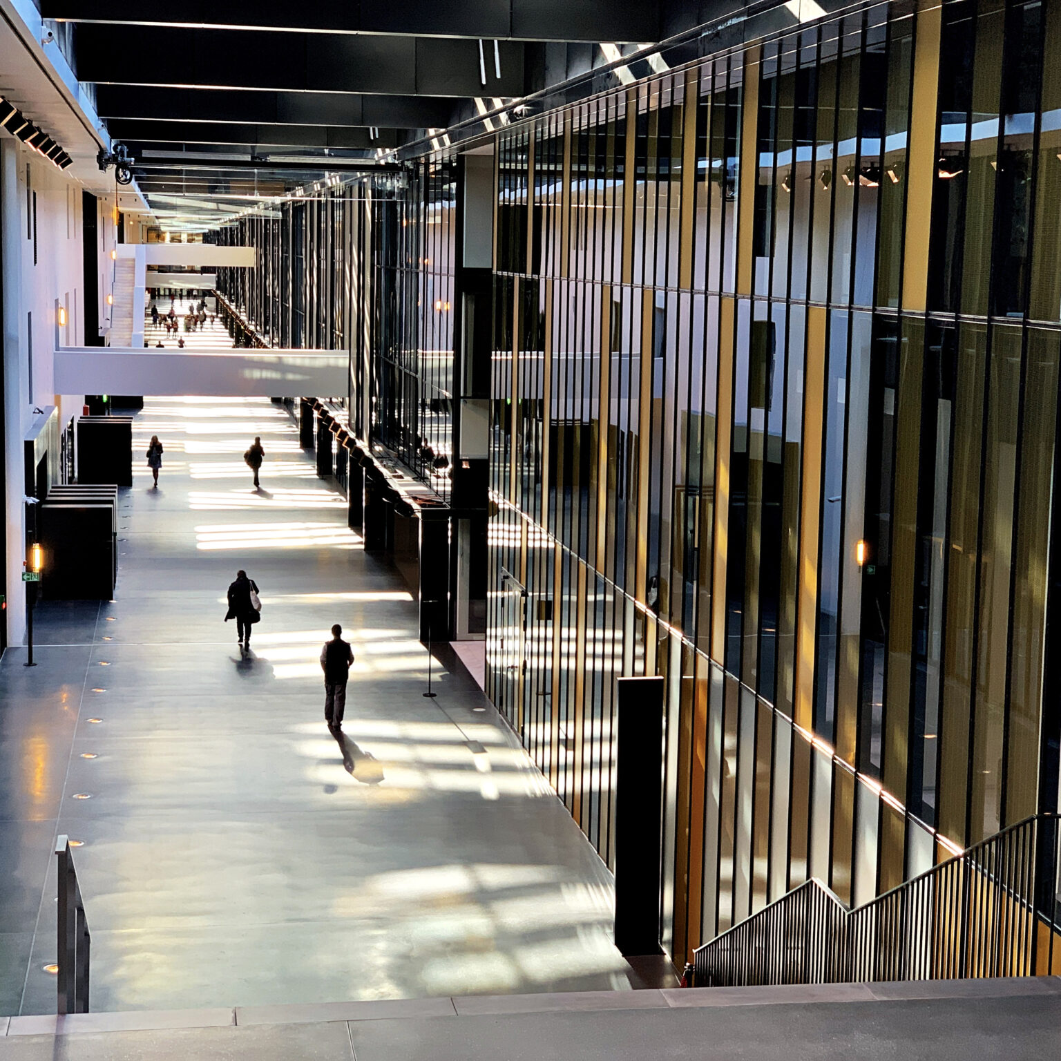 Inside the Gallery at the Court of Justice of the European Union